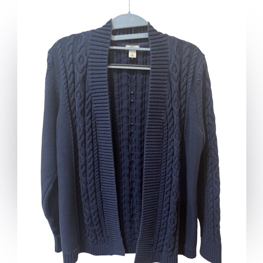 L.L. Bean Cable Knit Cardigan